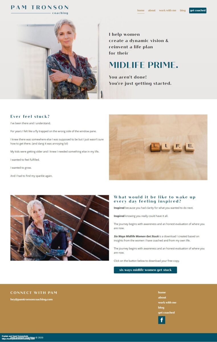 Pam Tronson Coaching preview